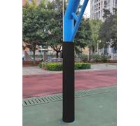 Rembourrage rond de poteau de 1,8 m de haut - Coussinets de poteau de sécurité de 30,5 à 5,1 cm pour sous-sol, garage, aire de jeux, terrain de basket-ball et utilisation en extérieur - Enveloppe