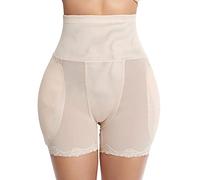 Rembourré Enhancer Hip Pads Femmes Shapewear Hip Enhancer Fesses Et Hanche Rembourré Hanche Dip Brassière Fitness (Beige, S)