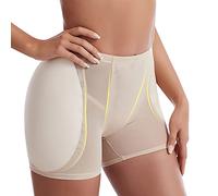 Rembourré Enhancer Hip Pads Womens Shapewear Hip Enhancer Butt and Hip Rembourré pour Les Femmes Body Lingerie Dentelle Sexy (Beige, XXL)