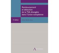 Remboursement de la TVA étrangère dans l'Union européenne 2019 - Katia Delfin Diaz - Anthemis - broché - Etude