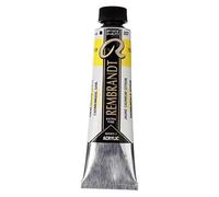 Rembrandt Acrylic Colour - Jaune de cadmium Lemon 207 - Heavy Body Artist Paint Tube 40 ml - Haute résistance à la lumière et finition durable
