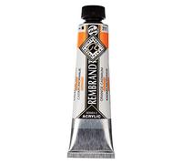 Rembrandt Acrylic Colour - Peinture acrylique Cadmium Orange 211 - Heavy Body - Tube de 40 ml - Qualité artiste - Haute résistance à la lumière - Film flexible durable