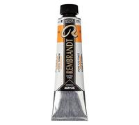 Rembrandt Acrylic Colour - Tube de peinture acrylique - 40 ml - Jaune azo foncé 270 - Corps épais - Pigments de première qualité - Grande résistance à la lumière - Qualité artiste