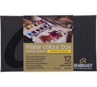 Rembrandt Aquarelle en étui métallique avec choix de couleurs pour portraits I 12 godets + pinceaux