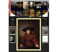 Rembrandt Coloring Book: Rembrandt Complete Art Coloring Book #1 - Color The Greatest Compositions In History