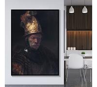 Rembrandt Kit de peinture par numéros pour adultes L'homme au casque doré pour adultes