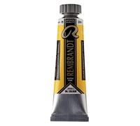Rembrandt Oil Colour - Jaune moyen permanent - Tube de 15 ml - Qualité extra-fine - Haute résistance à la lumière - Peinture à l'huile professionnelle