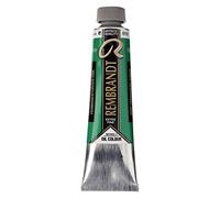 Rembrandt Oil Colour - Permanent Vert foncé 619 - Qualité extra-fine - Tube de 40 ml - Consistance beurrée - Grande résistance à la lumière
