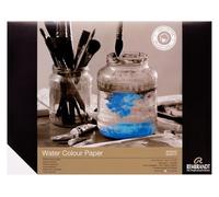 Rembrandt Professional Watercolor Paper Block | 300 g/m², 20 feuilles | Papier 100% coton | 24 x 32 cm