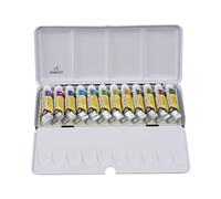 Rembrandt Professional Watercolour Paint Set in Luxury Metal Tin | 12 Granulating Colours in Tubes (10 ml)