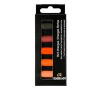 Rembrandt Professionnel Pastel Doux Set Rich Oranges | 5 Demi-Pastels
