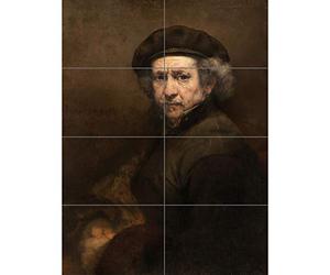 Rembrandt Self Portrait XL Giant Panel Poster (8 Sections) Affiche