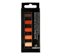 Rembrandt Set de Pastels Doux Professionnels Sienne Brûlée | 5 Demi-Pastels