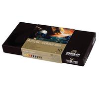 Rembrandt Set de Peinture Acrylique Professionnelle avec 10 Couleurs (tubes de 40 ml) | Qualité Artistique Acrylique