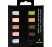 Rembrandt Set pastels doux, teintes atténuées | 10 pastels demi-taille