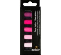 Rembrandt Set pastels doux, tons rose-violet | 5 pastels demi-taille
