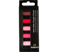 Rembrandt Set pastels doux, tons rouges chauds | 5 pastels demi-taille