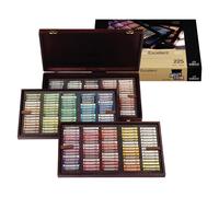 Rembrandt Soft Pastel Wood Box Excellent ensemble 225 pices Sticks complets Slection gnrale