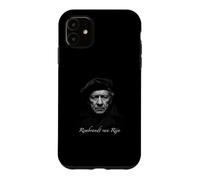 Rembrandt Van Rijn Visage Baroque néerlandais Classique Coque pour iPhone 11
