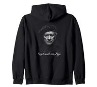 Rembrandt Van Rijn Visage Baroque néerlandais Classique Sweat à Capuche