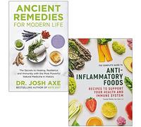 Remèdes anciens pour la vie moderne par le Dr Josh Axe et le guide complet des aliments anti-inflammatoires par Lizzie Streit Ensemble de 2 livres