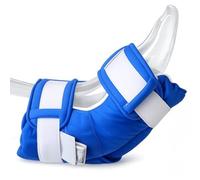 REMEDIA ONE Talonnette anti-escarres en fibre creuse siliconée, 1 pièce | Talonnette pour personnes âgées et personnes âgées, fabriquée en Italie, doublure en coton 100 % et protection Velcro confort