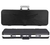 REMEK Étui pour Fusil 65/80/90/100cm Etuis Rigide pour Carabine Dur Verrouillable Mallette Tactique pour Armes à Feu Longue avec Mousse Prédécoupée Boîte De Rangement Noir