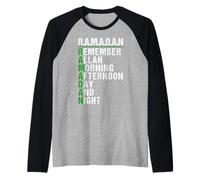 Remember Allah - Ramadan Kareem - Ramadan Mubarak Month 2026 Manche Raglan