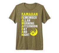 Remember Allah - Ramadan Kareem - Ramadan Mubarak Month 2027 T-Shirt Haut de Gamme
