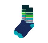 Remember Chaussettes pour homme modèle SO29 à rayures et couleurs en taille 41-46 | Ils peuvent être lavés en machine | Confort: doux, chaud et superélastique, parfait pour la saison froide