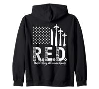 Remember Everyone Deployed R.E.D. Until They All Come Home Sweat à Capuche