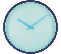 Remember - Horloge murale D30cm - Bleu - Bleu