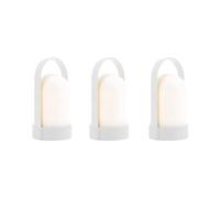 Remember Lampe à Poser Piccolo Uri Lot de 3 Blanc