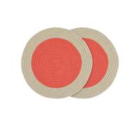 Remember Lot de 2 Sets de Table en Coton