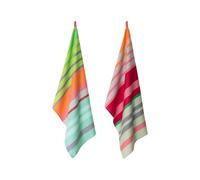 Remember Lot de 2 torchons de Cuisine 100% Coton - Extra absorbants et Non Pelucheux au Design coloré - pour Un Usage Quotidien (50 x 70 cm)