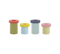 Remember Lot de 4 bougeoirs en Porcelaine 'Pippo