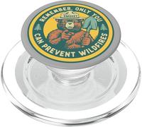 Remember Only You Can Prevent Wildfires Pointing Smokey Bear PopSockets PopGrip pour MagSafe