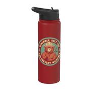 Remember Only You Can Prevent Wildfires Pointing Smokey Bear Stainless Steel Insulated Water Bottle