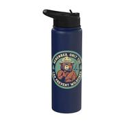 Remember Only You Can Prevent Wildfires Pointing Smokey Bear Stainless Steel Insulated Water Bottle