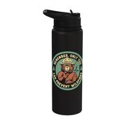 Remember Only You Can Prevent Wildfires Pointing Smokey Bear Stainless Steel Insulated Water Bottle