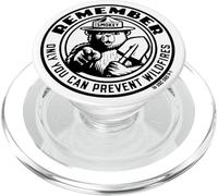 Remember Only You Vintage Smokey Bear Officially Licensed PopSockets PopGrip pour MagSafe
