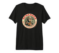 Remember Only You Vintage Smokey Bear Seal Retro T-Shirt Haut de Gamme