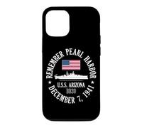 Remember Pearl Harbor 7 décembre 1941 U.S.S. Arizona BB39 Coque pour iPhone 12/12 Pro