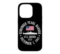 Remember Pearl Harbor 7 décembre 1941 U.S.S. Arizona BB39 Coque pour iPhone 14 Pro