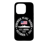 Remember Pearl Harbor 7 décembre 1941 U.S.S. Arizona BB39 Coque pour iPhone 15 Pro