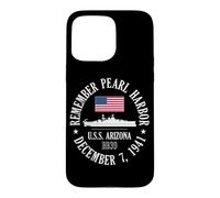 Remember Pearl Harbor 7 décembre 1941 U.S.S. Arizona BB39 Coque pour iPhone 15 Pro Max