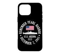 Remember Pearl Harbor 7 décembre 1941 U.S.S. Arizona BB39 Coque pour iPhone 16 Pro Max