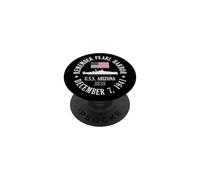 Remember Pearl Harbor 7 décembre 1941 U.S.S. Arizona BB39 PopSockets PopGrip Adhésif