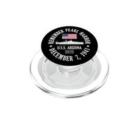 Remember Pearl Harbor 7 décembre 1941 U.S.S. Arizona BB39 PopSockets PopGrip pour MagSafe