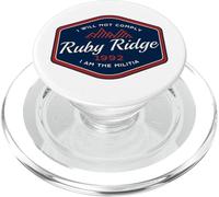 Remember Ruby Ridge 1992 - I Will Not Complily. PopSockets PopGrip pour MagSafe